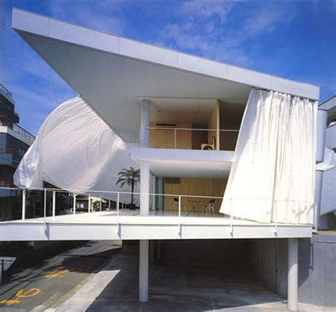 metal shutter house|curtain wall house shigeru ban.